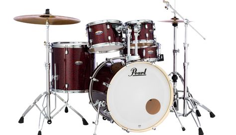 Pearl Decade Maple Crimson Galaxy Flake Drum Set Best Drums, Pearl Drums, Drum Pedal, Drum Sets, Percussion Drums, Bass Drums, Guitar Center, Acoustic Drum, Red Sparkle