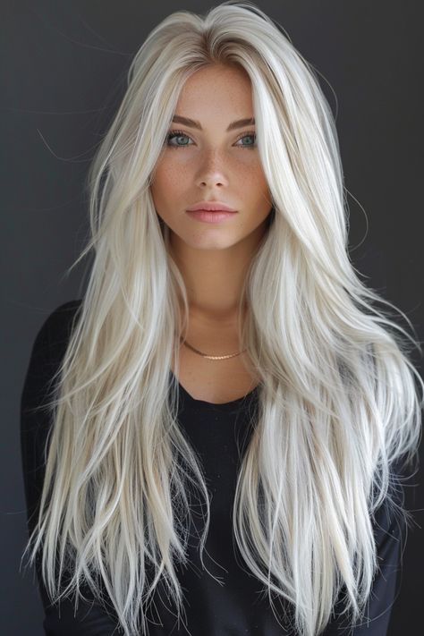 Blonde balayage creates a stunning, sun-kissed effect that seamlessly integrates with your natural hair. Click to see more. Blonde Balayage Ideas, Icy Blonde Balayage, Beige Blonde Balayage, Dark Brown Hair Balayage, Platinum Blonde Balayage, Balayage Ideas, Effortless Look, White Blonde Hair, Dark Blonde Hair