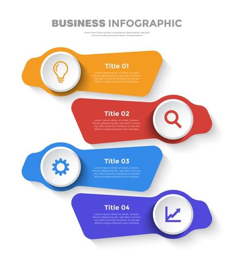 Premium Vector | 4 step flat business infographic template Cover Slide Design, Business Consultant Services, Black Background Pattern, Graphics Board, Presentation Design Layout, Data Visualization Design, Slides Design, App Interface Design, Info Graphics