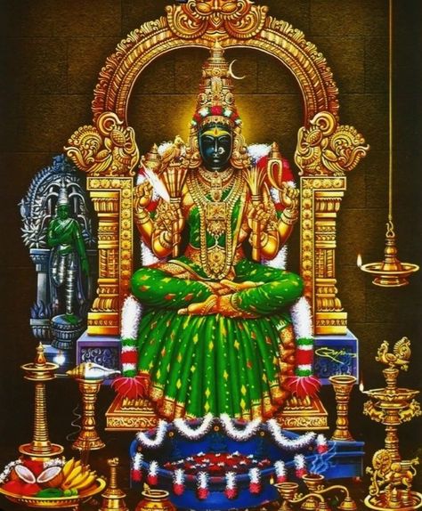 Kamatchi Amman Amman Images, Kamakshi Amman, Annapurna Devi, Kanchi Kamakshi, Cute Picture Quotes, Lord Durga, Durga Picture, Krishna Consciousness, Aadi Shakti