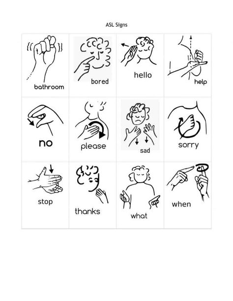 Freebie Friday: Free Printable ASL Alphabet Flashcards Pack Simple Sign Language, Asl Sign Language Words, Sign Language Chart, Sign Language For Kids, Sign Language Lessons, Sign Language Phrases, Alphabet Signs, Sms Language, Sign Language Words