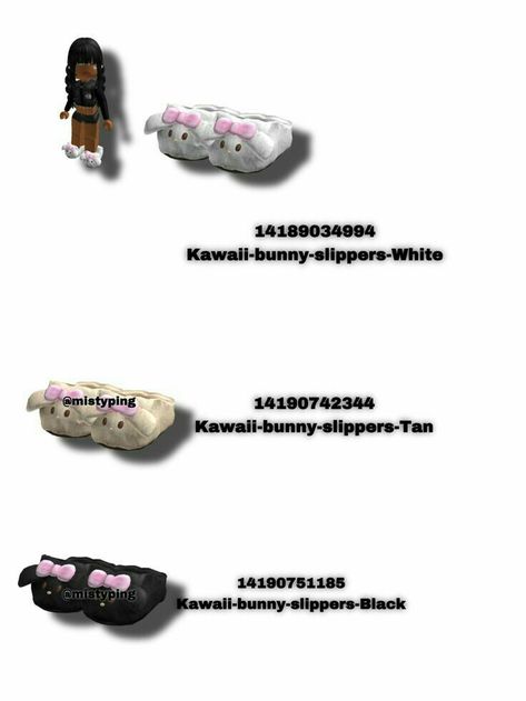 Slippers Roblox Codes, Slipper Codes For Berry Ave, Roblox Slippers Code, Berry Avenue Slipper Codes, Roblox Shoes Codes, Shoe Codes, Roblox Shoes, Accessories Codes, Bloxburg Outfits