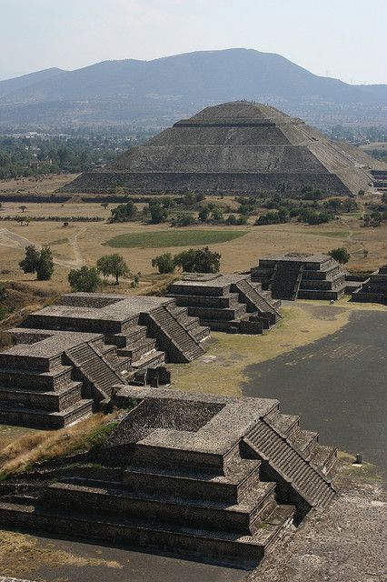 Pyramid of the Sun - Teotihuacan, Mexico  - This place is beautiful.  Just don't try an climb to the top until you have been at elevation for a couple of days! Pyramid Of The Sun, The Pyramids, Visit Mexico, Tikal, México City, Ancient Architecture, Ancient Ruins, Cozumel, Mexico Travel