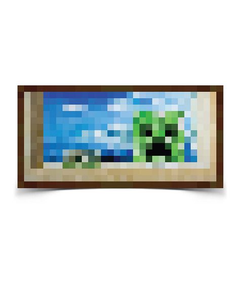 Look at this Minecraft Creeper Window Poster on #zulily today! Minecraft Office, Minecraft Painting, Window Video, Minecraft Png, Painting Minecraft, Konosuba Wallpaper, Minecraft Printables, Video Game Poster, Minecraft Images