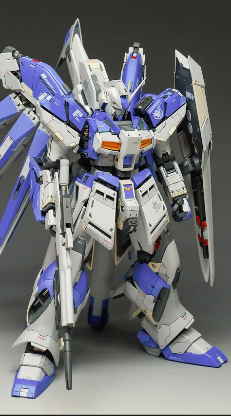 Custom Build: MG 1/100 hi-nu Gundam Ver. Ka [Detailed] - Gundam Kits Collection News and Reviews Hi Nu Gundam, Future Robots, Astray Red Frame, Sf Movies, Nu Gundam, Battle Robots, Marvel Legends Action Figures, Gundam Toys, Gundam Wallpapers