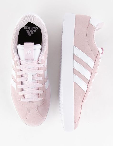 ADIDAS VL Court 3.0 Womens Shoes - PINK | Tillys Adidas Vl Court, Everyday People, Shoes Pink, Pink Adidas, Urban Fashion, The Streets, Vision Board, Converse, Fashion Dresses