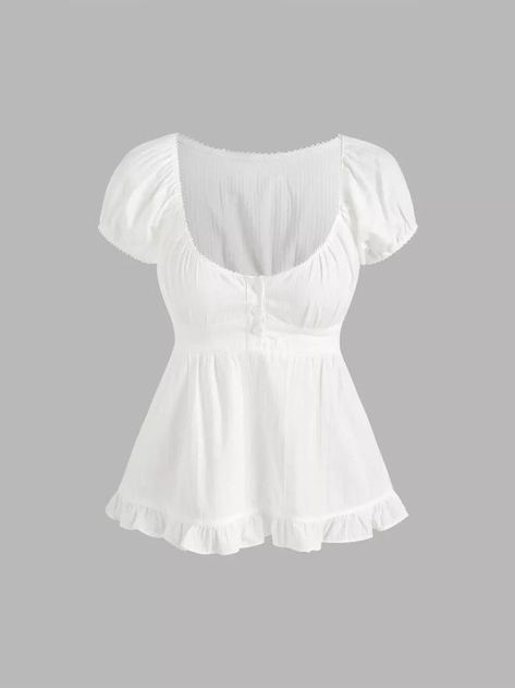 Jason Dilaurentis, Babydoll Blouse, Dr Closet, White Blouse, Dream Clothes, Club Dresses, Fame Dr, Retro Dress, Look Cool