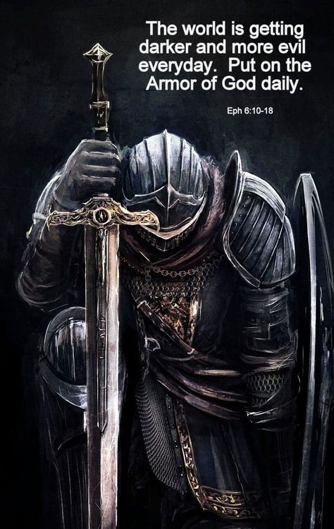 … put on the Armor of God daily 🛡️📖🗡️ Whole Armour Of God, Armour Of God, Be Strong In The Lord, Strong In The Lord, The Armor Of God, Ephesians 6 10, Christian Shirts Designs, Armor Of God, Be Strong