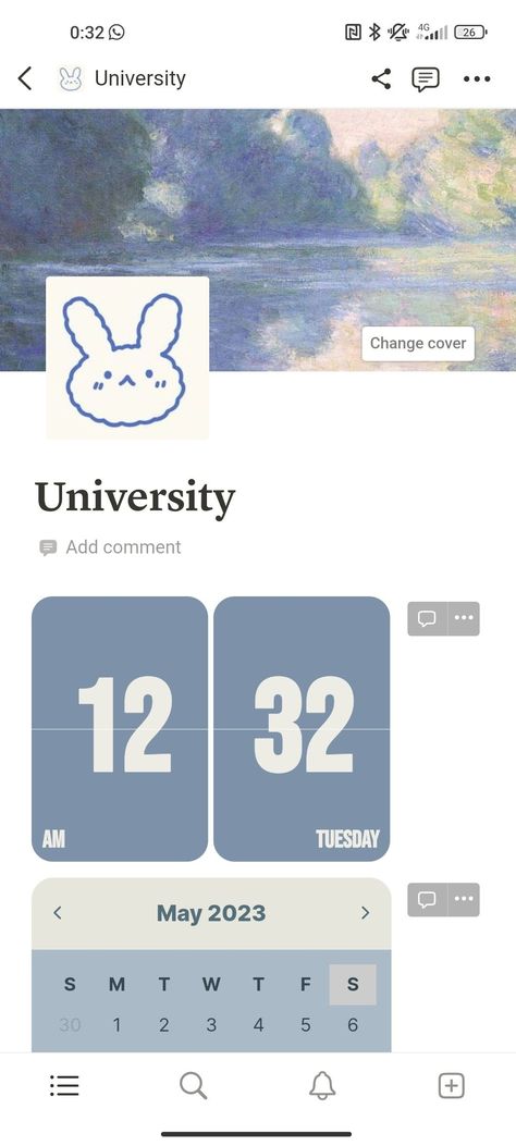 Notion university setup Aesthetic Notion Mobile, Notion Mobile Ideas, Notion Template Ideas Mobile, Notion Mobile, Notion Widget, Notion Pictures, Study Planner Free, Romanticise School, Notion Setup