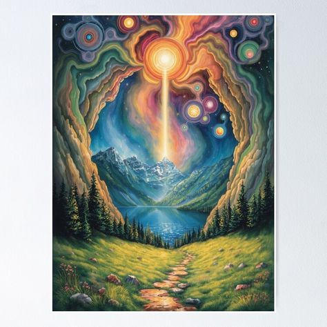 Get my art printed on awesome products. Support me at Redbubble #RBandME: https://www.redbubble.com/i/poster/A-New-Earth-Spiritual-Awakening-Higher-Consciousness-Acrylic-Painting-by-Arwen-Art/165505118.LVTDI?asc=u Spiritual Awakening Higher Consciousness, A New Earth, Spiritual Paintings, Painting Poster, Higher Consciousness, New Earth, Spiritual Awakening, Consciousness, Sale Poster