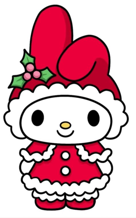 Hello Kitty Christmas Painting, Hello Kitty Christmas Svg, Cute And Easy Christmas Drawings, Gingerbread Hello Kitty, Hello Kitty Christmas Drawing, Hello Kitty Christmas Coloring Pages, Sanrio Characters Christmas, Hello Kitty Toppers, Hello Kitty Christmas Card