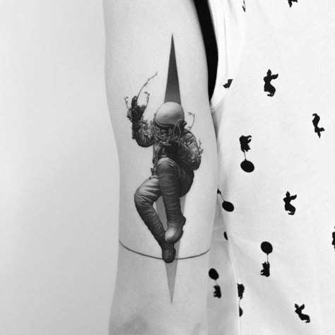 Cosmonaut Tattoo, Astronaut Tattoos, Jeremy Geddes, Prism Tattoo, Greek Symbol Tattoo, Orion Tattoo, International Tattoo, Astronaut Tattoo, Explore Tattoo