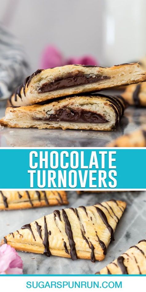 Chocolate Turnovers Puff Pastries, Chocolate And Puff Pastry, Chocolate Rolls Pastry, Chocolate Danish Recipe, Chocolate Filled Puff Pastry, Cookie Butter Puff Pastry, Chocolate Pastry Recipes, Easy Breakfast Pastry Recipes, Pastries To Sell