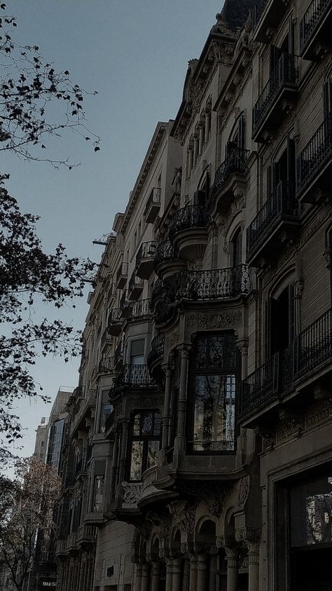 Dark Europe Aesthetic, Dark European Aesthetic, Europe Dark Aesthetic, Aesthetic Buildings Vintage, 70s Dark Aesthetic, Spain Wallpaper Aesthetic, Old Buildings Aesthetic, Old Building Aesthetic, Austrian Architecture