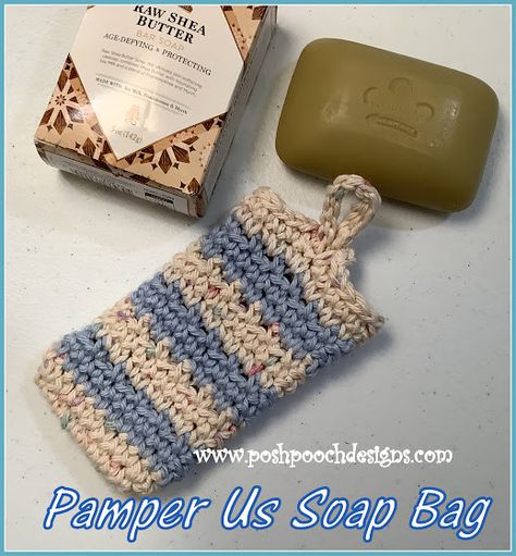 Crochet Soap Pouch Free Pattern, Crochet Soap Saver Pattern Free, Free Soap Saver Crochet Pattern, Crochet Soap Saver Pattern, Diy Soap Pouches, Soap Bags Knitted, Soap Saver Bag Crochet, Vanilla Scrub, Knit Soap Saver