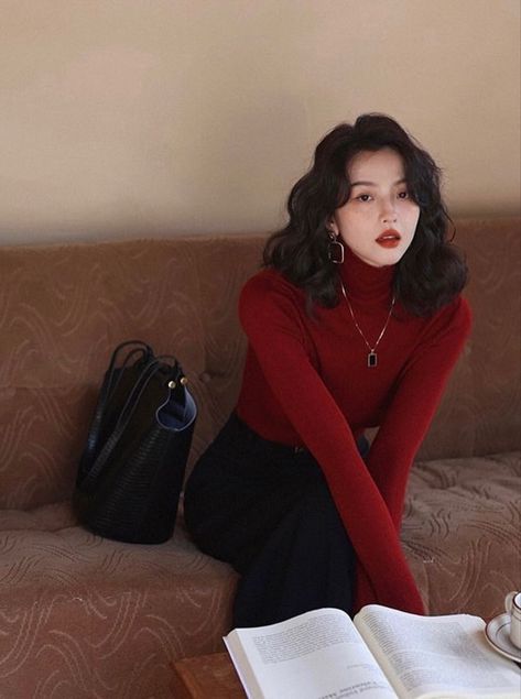 Fancy Clothes, Looks Party, American Beauty, Looks Chic, Red Outfit, 가을 패션, Elegant Outfit, Outfits Casuales, Modest Outfits