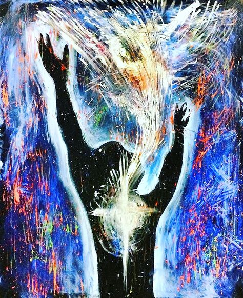 Holy Spirit prophetic worship painting created by Christian artist Lance Brown titled "Come Holy Spirit" Holy Spirit Painting #holy #holyspirit #spirit #spiritual #art #paint #painting #paintings #artwork #prophetic #worship #worshipart Holy Spirit Art, Christian Art Painting, Prophetic Painting, Worship Art, Spiritual Paintings, Arte Peculiar, Spirit Art, Christian Artwork, Prophetic Art