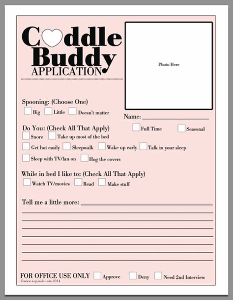 Cuddle Buddy Application, Best Friend Application, Boyfriend Application, Funny Certificates, Friend Application, Talking In Your Sleep, Funny Lists, Dating Application, Love Quotes For Boyfriend