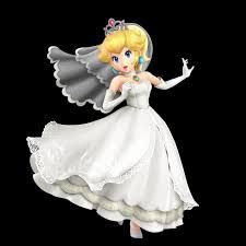 41 Wedding Dresses Inspired By Nintendo Princesses Peach Wedding Dress, Mario Princesses, Princess Peach Cosplay, Peach Cosplay, Princess Toadstool, Mario E Luigi, Super Princess Peach, Super Mario Princess, Super Princess