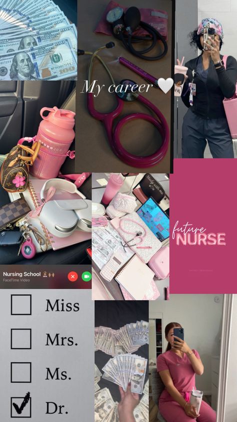 For my medical field girlies 👩🏽‍⚕️ Nursing Planner, Black Nurses, Nursing School Inspiration, Medical Assistant Student, Nursing Goals, Nursing Motivation, Nursing School Essential, Medical School Life, Nursing School Motivation