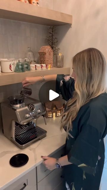 Courtney Kerr on Instagram: "comment “shop” for links ✨If coffee is part of your daily routine, you need to have a machine you can rely on and enjoy using everyday. The La Specialista Arte Evo from @delonghi.na is the one for me! I love that this machine has a cold brew feature, so I can make both hot and iced gingerbread lattes in my new De’Longhi Double-Walled Glasses - these glasses keep my coffee warmer longer, so I don’t have to rush my coffee time. Shop up to $400 Off Select Espresso Machines by exploring the link in bio! #delonghi #espresso #perfetto #espressomaderight #delonghipartner #coffeebar" Delonghi Coffee Machine, Espresso Machine Aesthetic, Delonghi Espresso Machine, Iced Gingerbread, Courtney Kerr, Coffee Warmer, Espresso Machines, My Coffee, Cold Brew