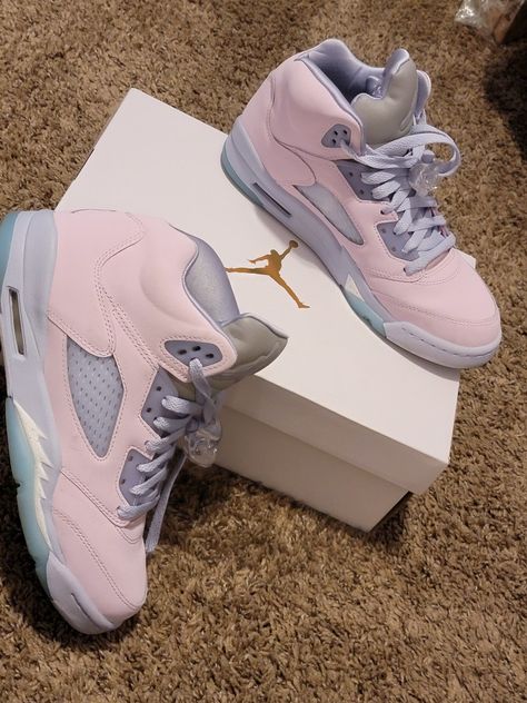 White And Pink Jordans, Best Jordans Pinks, Pink Sporty Jordan Shoes, Jordan 5 Pink, Pink High-top Jordan Shoes, Pink Mid-top Jordan Shoes For Streetwear, Pink 11s, Pink Jordans, Nike Shoes Women Fashion