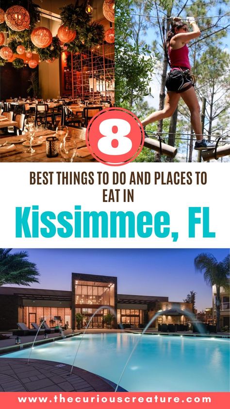 Looking to a plan a trip to Kissimmee, Florida? This guide has you covered! From where to stay, to all the top activities and attractions in Kissimmee (and nearby Orlando), and the best restaurants you won't want to miss. I hope you enjoy this travel guide to Kissimee, Florida! Places To Eat In Kissimmee Florida, Things To Do In Kissimmee Florida, Kissimmee Florida Things To Do, Kissimmee Florida Restaurants, Utah Beach, 2024 Family, Florida Adventures, Miami Orlando, Florida Destinations