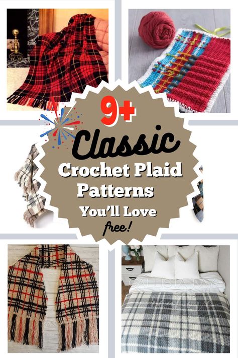 Oftentimes, you will see plaid (also known as tartan) patterns also labeled a gingham design. While similar, they have their differences in origin and style.
Gingham is an orderly, simple checkered pattern that originated in Malaysia or France. Gingham typically has three colors: one darker main color paired with white and a lighter main color, or two contrasting colors paired with white. Crochet Plaid Pattern, Plaid Crochet Pattern, Diy Plaid, Crochet Plaid, Plaid Crochet, Love Free, Baby Blanket Pattern, Color Pairing, Tartan Pattern