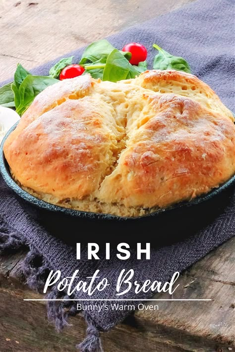 Irish Potato Bread is a quick and easy bread recipe you make without yeast, Your going to LOVE it! Irish Potato Bread, Irish Foods, Irish Cooking, Irish Potato, Irish Cuisine, Irish Potatoes, Irish Food, Scottish Recipes, Potato Bread