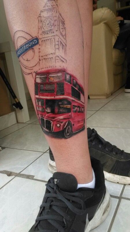 london bus tattoo diamatattoo London Bus Tattoo, Bus Tattoo, London Tattoo, London Bus, Tattoo Ideas, London, Google Search, Tattoos