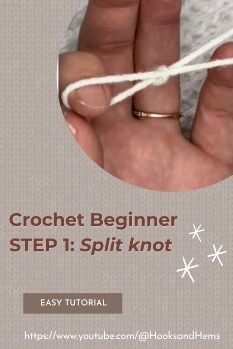 Starting your crochet journey? 🧶 Learn how to make a slip knot for crochet in this quick, step-by-step video tutorial. The slip knot is an essential skill for every beginner, and I’ll show you the easiest way to master it!

📌 Save this pin to your Crochet Tutorials or Beginner Crochet Projects board and start crafting with confidence!

#HowToMakeSlipKnot #CrochetForBeginners #SlipKnotTutorial #EasyCrochetTips #LearnToCrochet #BeginnerCrochetProjects #HooksAndHems How To Crochet Patterns For Beginners, How To Do Slip Knot, Crochet How To Start, Crochet Beginners Step By Step Videos, How To Make A Slip Knot Crochet, Crochet First Steps, Easiest Beginner Crochet Project, How To Make A Slip Knot, How Crochet For Beginners Step By Step