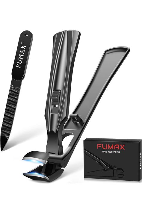 Nail Clippers for Men Thick Toenails, Angled Large Toe Nail Clippers for Thick Nails for Seniors, Heavy Duty Sharp Toenail Clippers with Catcher, Mess Free Fingernail Clippers for Women Thick Nails, Fingernail Clippers, Womens Nails, Nail Clippers, Toe Nails, Beauty And Personal Care, Heavy Duty, Nails