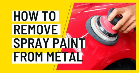 How to Remove Spray Paint From Metal [9 Different Ways] | Replicarclub.com Remove Acrylic Paint, Natural Stain Remover, Baking Soda Water, Plastic Scraper, Automotive Shops, Metal Mailbox, Clay Bar, Metallic Spray Paint, Leftover Paint