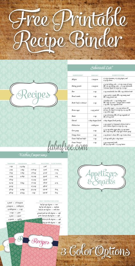 Recipe Binder Printables Free, Recipe Binder Template, Recipe Binder Printables, Diy Recipe Binder, Trash To Couture, Diy Cookbook, Family Recipe Book, Recipe Book Diy, Binder Printables