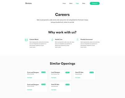 Check out new work on my @Behance profile: "Career Page UI KIT" http://be.net/gallery/98968001/Career-Page-UI-KIT Career Website Design, Career Web Page Design, Career Web Design, Career Page Design, Career Page Web Design, Careers Website Design, Contact Us Page Ui Design, Case Study Page Web Design, Careers Page Web Design