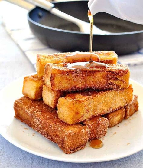 French Toast Sticks, Cinnamon French Toast, Recipetin Eats, What's For Breakfast, French Toast Recipe, Think Food, Diet Meal, Pumpkin Soup, Toast Recipes