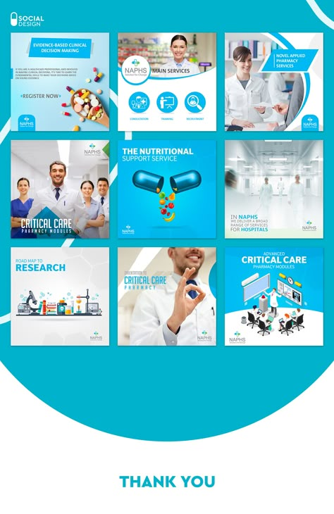 Healthcare Instagram Feed, Pharmacy Social Media Design, Pharmacy Social Media, Healthcare Social Media, Social Media Campaign Design, Education Poster Design, Digital Advertising Design, Social Media Branding Design, Graphic Design Brochure