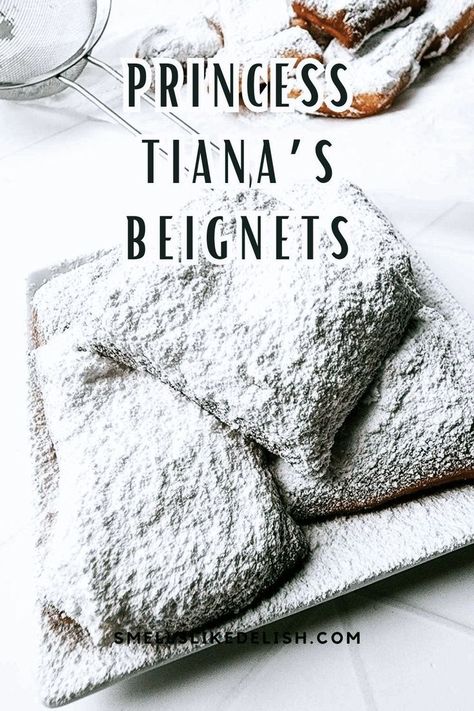 Tiana’s Beignets is based on the Disney World Princess and the Frog 
Beignets. These pillowy pastries will bring a hint of the Louisiana 
bayou right into your kitchen. Not only are Tiana's beignets incredibly 
delicious, but they're also surprisingly easy to make. Princess And The Frog Beignets, Fat Tuesday Paczki, Disney World Princess, Shrimp Etouffee, Mickey Mouse Cookies, Louisiana Bayou, Mardi Gras Food, Baked Granola, Homemade Popcorn