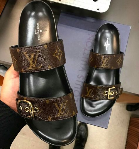 LV slides Lv Sandals, Lv Slides, Ear Candles, Shoe Goals, Trendy Slippers, Louis Vuitton Shoes Sneakers, Billionaire Luxury, Louis Vuitton Women, Sandals For Men