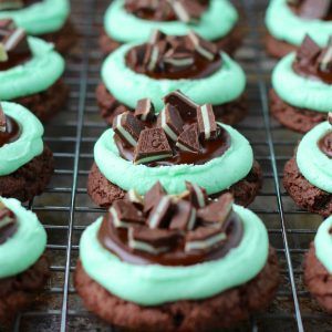 Ultimate Grasshopper Cookies with Andes Mints - Your Cup of Cake Cookies With Andes Mints, Grasshopper Cookies, Cup Of Cake, Andes Mints, Devils Food Cake Mix Recipe, Best Christmas Cookie Recipe, Andes Mint, Pumpkin Cream Cheeses, Mint Cookies