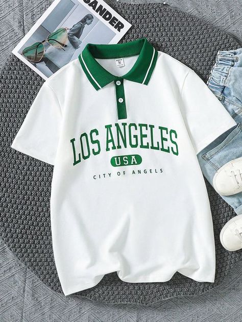 College Shirt Design, Soft Boy Style, Boys Shirts Style, Smart Casual Women Outfits, Smart Casual Women, Tee Shirt Fashion, Sporty Shorts, College Shirts, Streetwear Tops