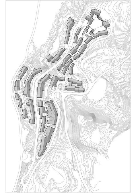 Landscape Contour Design, Mountain Resort Architecture, Cafe Floor Plan, Architecture Site Plan, Beach Architecture, World Landscape, Mountain Architecture, Urban Design Plan, Resort Architecture