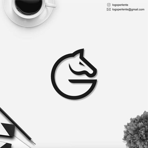 G Monogram Logo, Horse Logo Design Ideas, G Letter Logo Creative, Letter G Monogram Logo, Horse Power Logo, Horse Logo, Monogram Logo Design, Letter G, Monogram Logo