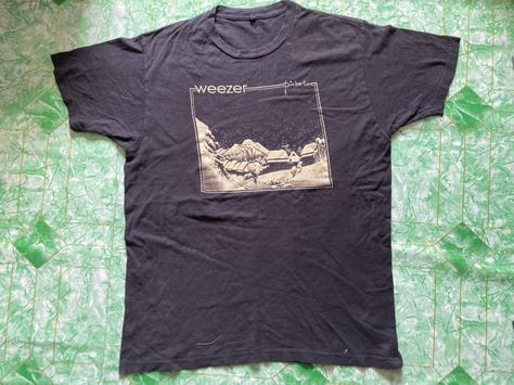 Vintage Vintage T-shirt Weezer Pinkerton 00s | Grailed Weezer Tshirt, Weezer Shirt, Summer Wishlist, Rock T Shirt, Ideal Wardrobe, Weezer, Rock T Shirts, Men's Tops, Dark Wash Jeans