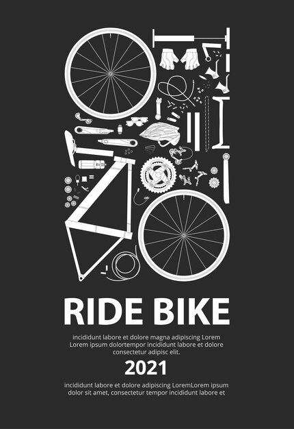 Bicycle Poster Design, Bike Poster Design, Cycling Posters Graphic Design, Biking Illustration, Bike Logo Cycling, Hipster Bike, Cycling Illustration, Character Flat Design, Bike Logos Design