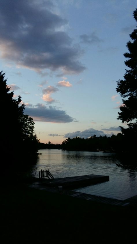 Kawartha Lakes at Dusk. Kawartha Lakes, Travel List, Our World, Snapchat, Road Trip, Bridge, Florida, Walking, In This Moment