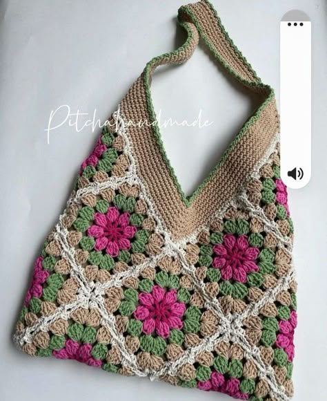 Crochet Case, Crochet Tutorial Pattern, Fashionable Accessories, Crochet Bag Pattern Free, Granny Square Bag, New Bags, Crochet Goodies, Crochet Handbags Patterns, Crochet Decoration