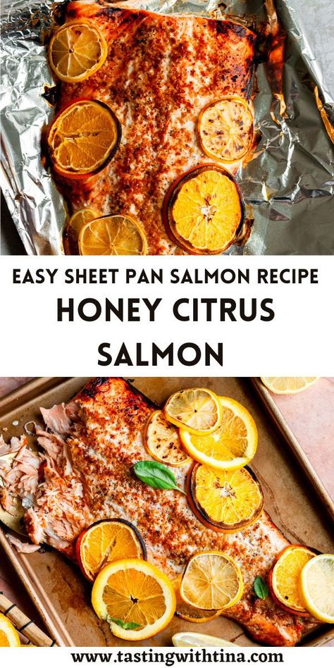 Summer Salmon Recipe, Citrus Salmon, Easy Salmon Recipe, Salmon Quinoa, Citrus Fish, Salmon Marinade, Seafood Menu, Citrus Recipes, Easy Salmon Recipes