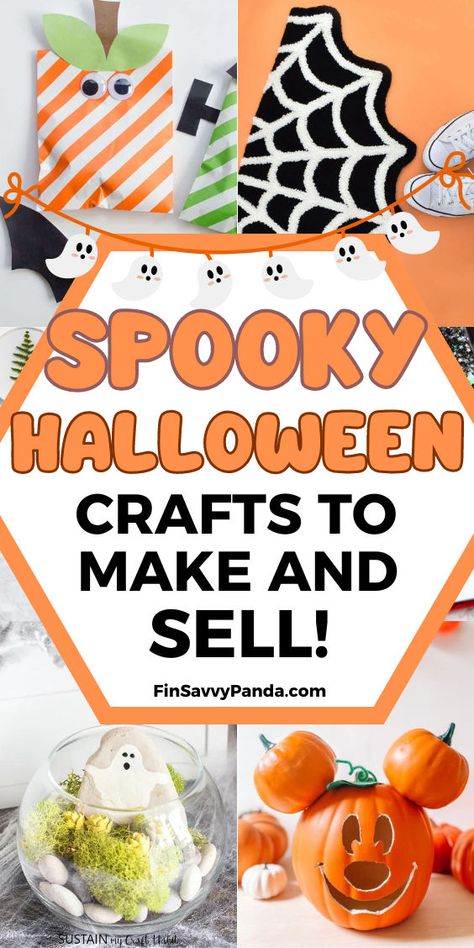 Dollar store finds turn into profit with these easy fall crafts! Get inspired with DIY ideas that are cheap to make and perfect for selling. From wooden creations to charming seasonal decor, these fall crafts are your ticket to a successful side hustle. Start crafting and make money with these simple yet profitable autumn projects! Halloween Craft Ideas To Sell, Halloween Crafts To Make And Sell, Quick Crafts To Sell, Halloween Crafts To Make, Dollar Store Fall Crafts Diy, Dollar Store Finds, Spooky Halloween Crafts, Halloween Crafts To Sell, Wooden Crafts Diy