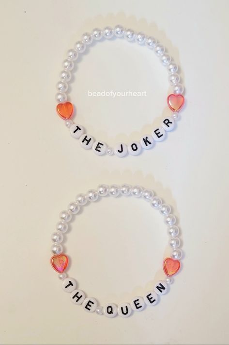 Ed Sheeran Friendship Bracelet, Ed Sheeran Bracelet, Best Friend Matching Bracelets, The Joker And The Queen, Joker And The Queen, Swiftie Bracelets, Bracket Ideas, Eras Tour Bracelets, Taylor Bracelet